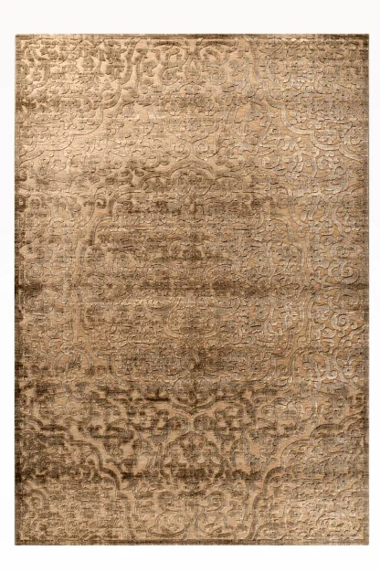 Tzikas Carpets HARMONY 133Χ190 ΤΑΠ. CHENILLE Ρ.Ρ. ΤΟΥΡΚΙΑΣ ΜΠΕΖ-ΚΑΦΕ