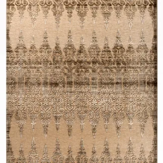 Tzikas Carpets HARMONY 133Χ190 ΤΑΠ. CHENILLE Ρ.Ρ. ΤΟΥΡΚΙΑΣ ΜΠΕΖ-ΚΑΦΕ
