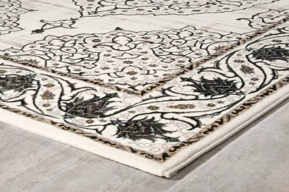 Tzikas Carpets KASHAN 160X230 ΤΑΠ. Ρ.Ρ. ΤΟΥΡΚΙΑΣ ΠΡΑΣΙΝΟ- ΜΕΝΤΑ