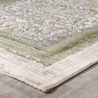 Tzikas Carpets ELEMENTS 160X230 ΤΑΠ. Ρ.Ρ. ΤΟΥΡΚΙΑΣ ΠΡΑΣΙΝΟ- ΜΕΝΤΑ