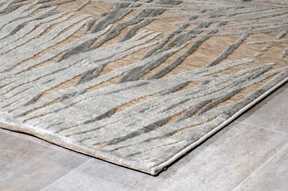 Tzikas Carpets HARMONY 133Χ190 ΤΑΠ. CHENILLE Ρ.Ρ. ΤΟΥΡΚΙΑΣ ΚΑΦΕ-ΓΚΡΙ