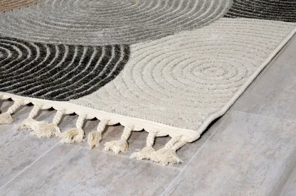 Tzikas Carpets TENERIFE 133Χ190 ΤΑΠ. Ρ.Ρ. ΤΟΥΡΚΙΑΣ ΜΠΕΖ-ΚΑΦΕ