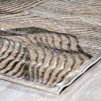 Tzikas Carpets HARMONY 133Χ190 ΤΑΠ. CHENILLE Ρ.Ρ. ΤΟΥΡΚΙΑΣ ΚΑΦΕ-ΓΚΡΙ