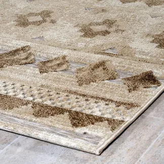 Tzikas Carpets BOHEME  133Χ190 ΤΑΠ. Ρ.Ρ. ΤΟΥΡΚΙΑΣ ΜΠΕΖ-ΚΑΦΕ
