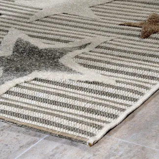 Tzikas Carpets MALLORCA 160Χ160 ΤΑΠ.ROUND Ρ.Ρ. ΤΟΥΡΚΙΑΣ ΜΠΕΖ-ΚΑΦΕ