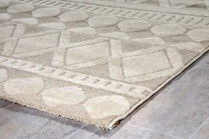 Tzikas Carpets ELIO 067X530 ΣΕΤ. Ρ.Ρ. ΤΟΥΡΚΙΑΣ ΛΕΥΚΟ- ΚΡΕΜ