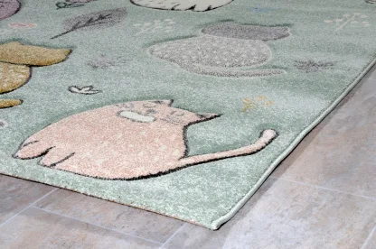 Tzikas Carpets DIAMOND 133Χ190 ΤΑΠ. Ρ.Ρ. ΤΟΥΡΚΙΑΣ ΠΡΑΣΙΝΟ- ΜΕΝΤΑ