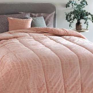 Palamaiki Κουβερτοπάπλωμα Υπέρδιπλο 220x240 FLO ROSE