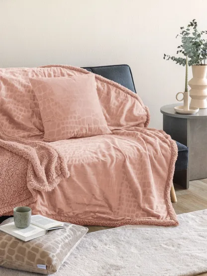 Palamaiki Κουβέρτα Καναπέ 160x240 FLO ROSE