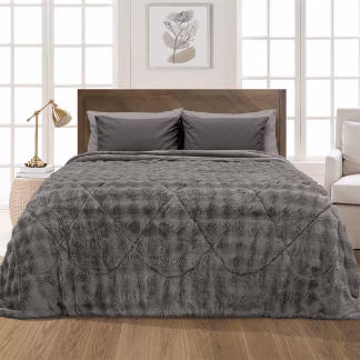 LINO ΚΟΥΒΕΡΤΟΠΑΠΛΩΜΑ CONILIO DGREY 160X220