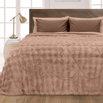 LINO ΚΟΥΒΕΡΤΟΠΑΠΛΩΜΑ CONILIO OLD PINK 160X220