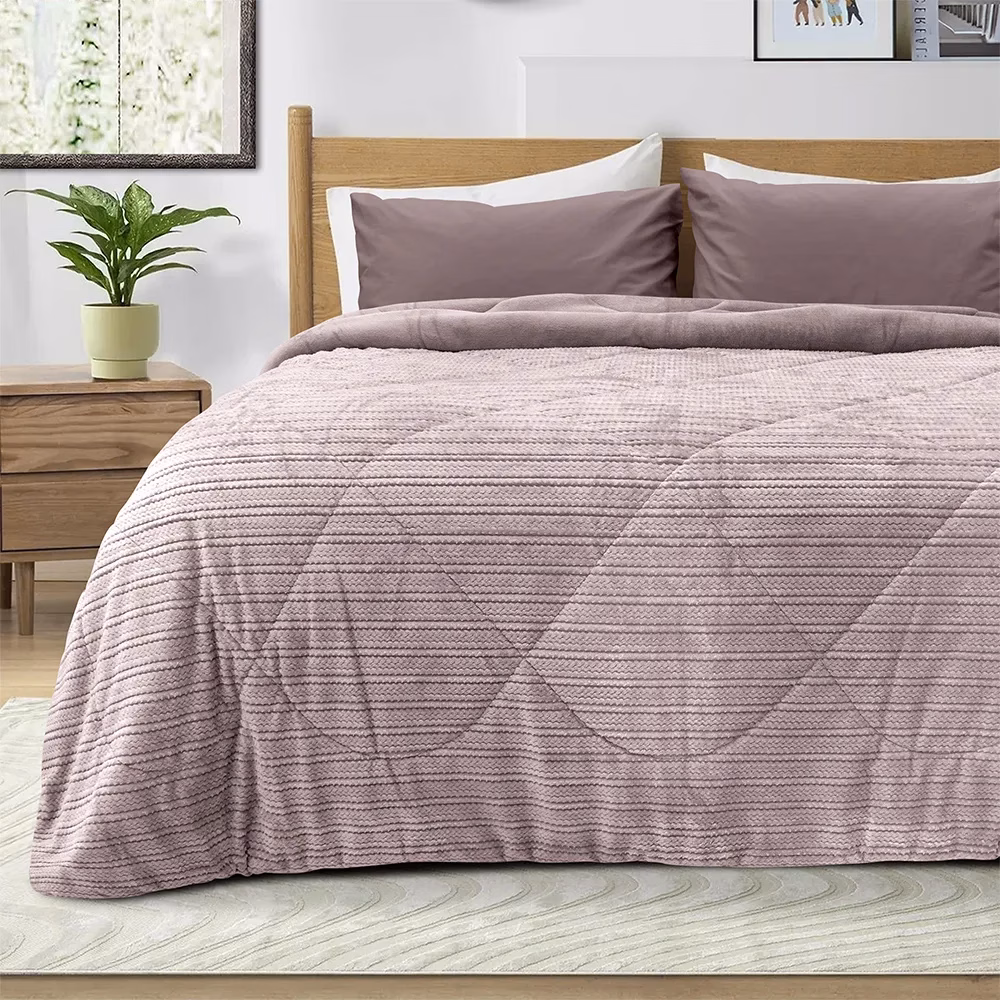 LINO ΚΟΥΒΕΡΤΟΠΑΠΛΩΜΑ STACY LILAC 220X240 LINO ΚΟΥΒΕΡΤΟΠΑΠΛΩΜΑ STACY LILAC 220X240