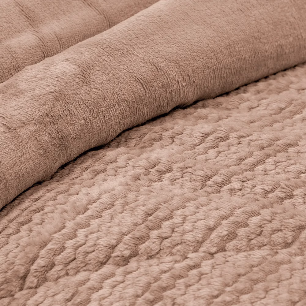 LINO ΚΟΥΒΕΡΤΟΠΑΠΛΩΜΑ STACY SALMON 220X240 LINO ΚΟΥΒΕΡΤΟΠΑΠΛΩΜΑ STACY SALMON 220X240