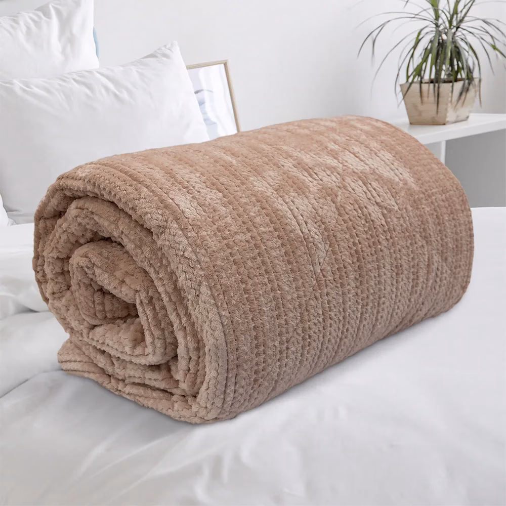 LINO ΚΟΥΒΕΡΤΟΠΑΠΛΩΜΑ STACY SALMON 220X240 LINO ΚΟΥΒΕΡΤΟΠΑΠΛΩΜΑ STACY SALMON 220X240