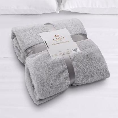 LINO ΚΟΥΒΕΡΤΑ HARE GREY 200X220