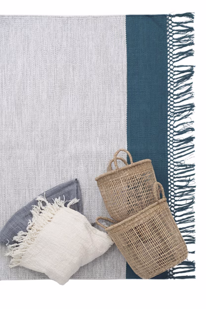 Χαλι Urban Cotton Kilim Flitter Hydro Royal Carpet 130x190cm