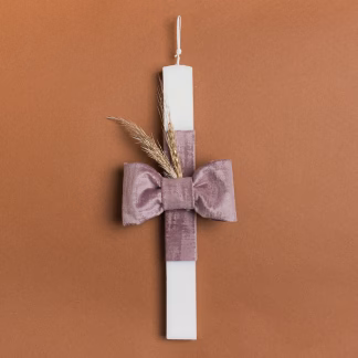 Beauty Home ΛΑΜΠΑΔΑ 33cm ΜΟΝΟΧΡΩΜΟΣ ΦΙΟΓΚΟΣ ΒΕΛΟΥΔΟ ΣΑΠΙΟ ΜΗΛΟ ΜΑΡΜΑΡΟ