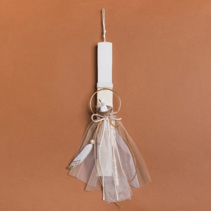 Beauty Home ΛΑΜΠΑΔΑ 33cm ΚΡΙΚΟΣ ΜΕ ΛΑΓΟ