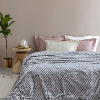 Palamaiki Κουβέρτα Fleece 220x240 ASTER GREY GREY