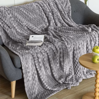 Palamaiki Κουβέρτα Fleece 160x220 ASTER GREY GREY