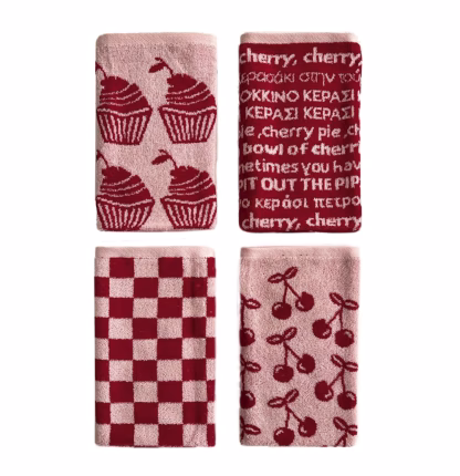 Palamaiki Σετ 4 Πετσέτες Κουζίνας Kitchen Towels 40x60 JACK103