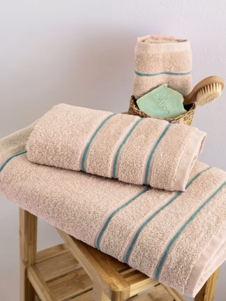 Σετ Πετσέτες (30X50, 50X90, 70X140) JODI ECRU