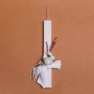 Beauty Home ΛΑΜΠΑΔΑ 33cm ΛΑΓΟΣ ΚΕΡΑΜΙΚΟΣ ΜΕΝΤΑ ΣΕ ΣΥΣΚΕΥΑΣΙΑ ΔΩΡΟΥ