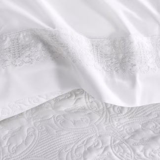 Rythmos Irina - Σετ Κουβερλι Λευκο Σετ 3 Τεμαχια (1 235X250, 2 50X70)