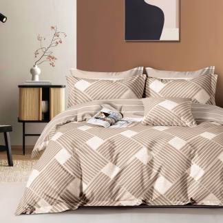 Melinen Home Σετ Παπλωματοθηκη (3 Τεμ.) Υπερδιπλη Mabel Prime Line (220X240) 50X70+5cm