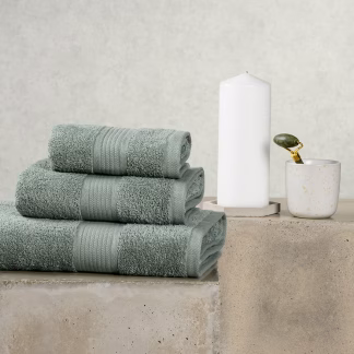 Melinen Home Πετσετες Σετ 3 Τεμαχιων Kenzo Dark Aqua 70Χ140