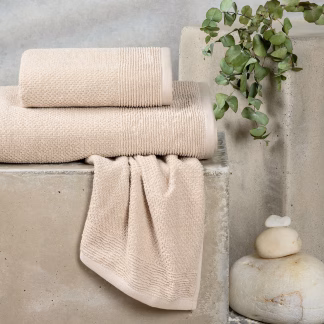 Melinen Home Πετσετες Σετ 3 Τεμαχιων Haus Beige 70Χ140