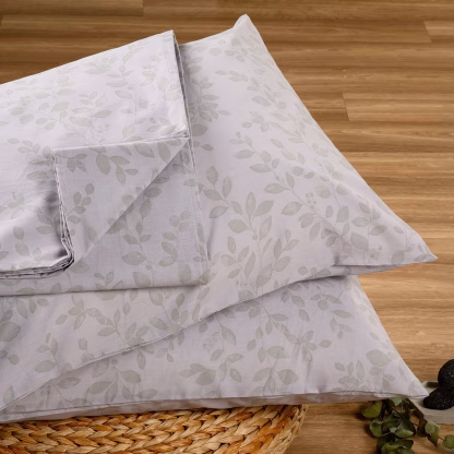 Melinen Home Σεντονι (Σετ 2 Τεμ.) 100Χ200+32 Botan Blue Casual Line Mini 50X70cm