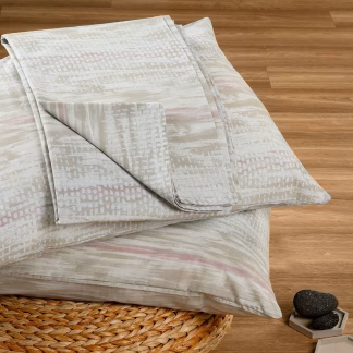 Melinen Home Σεντονι (Σετ 2 Τεμ.) 100Χ200+32 Fuji Pastel Casual Line Mini 50X70cm