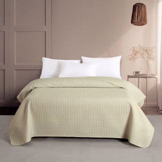 Melinen Home Κουβερλι Μονο Zara Ecru (160Χ240) 160Χ240