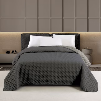 Melinen Home Κουβερλι Υπερδιπλο Renzo Anthracite/Grey (220Χ240) 220Χ240