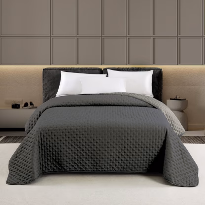 Melinen Home Κουβερλι Υπερδιπλο Renzo Anthracite/Grey (220Χ240) 220Χ240
