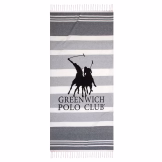 Greenwich Polo Club Πετσετα-Παρεο 80Χ170 3841 Grey Grey