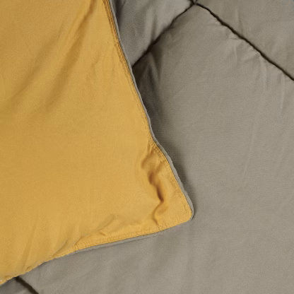 Das Home Παπλωμα Υπερδιπλο Happy 9643 Dark Grey - Ochre Dark Grey - Ochre