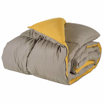 Das Home Παπλωμα Υπερδιπλο Happy 9643 Dark Grey - Ochre Dark Grey - Ochre