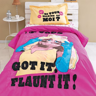 Palamaiki Σετ Παπλωματοθήκη Μονή Disney 170x250 MUPPETS