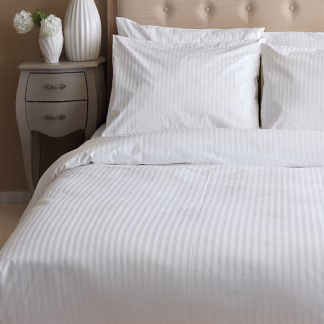 Palamaiki Σεντόνι White Comfort 180TC 160x270 WHITE STRIPES