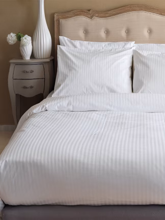 Σεντόνι White Comfort 180TC 160x270 WHITE STRIPES Σεντόνι White Comfort 180TC 160x270 WHITE STRIPES