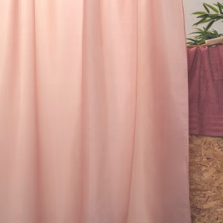 Palamaiki Κουρτίνα Μπάνιου  Με 12 Κρικους 180x200 SIMPLE PINK