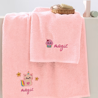 Palamaiki Σετ Παιδικές Πετσέτες Kids Bath UNICAT