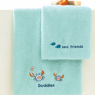 Palamaiki Σετ Παιδικές Πετσέτες Kids Bath CRABS