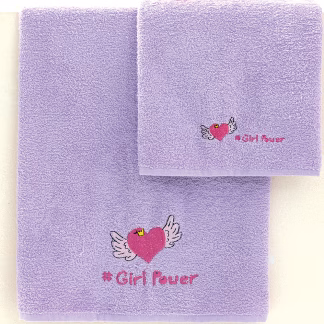 Palamaiki Σετ Παιδικές Πετσέτες Kids Bath GIRLPO