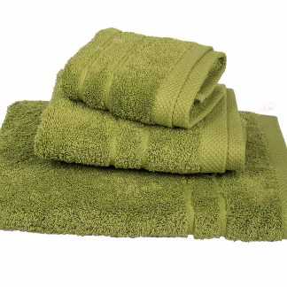Σετ Πετσέτες 3 τμχ Le Blanc Πεννιέ 600γρ/μ2 Olive (40x60, 50x95, 80x145)