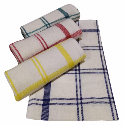 Σετ Ποτηρόπανα 4τεμ.ΚΟΜΒΟΣ Πικέ 100% Cotton 45x65 Squares                     Διάφορα Χρώματα