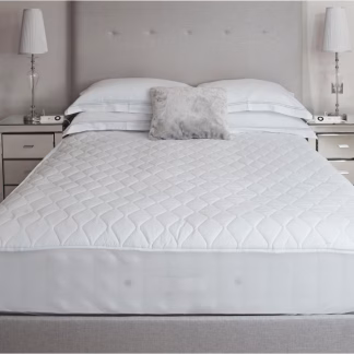 Επίστρωμα Καπιτονέ Le Blanc Cotton 100% διπλό 160x200+30