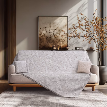 Beauty Home Ριχτάρι Μονοθέσιο Art 8702 180x170 Εκρού